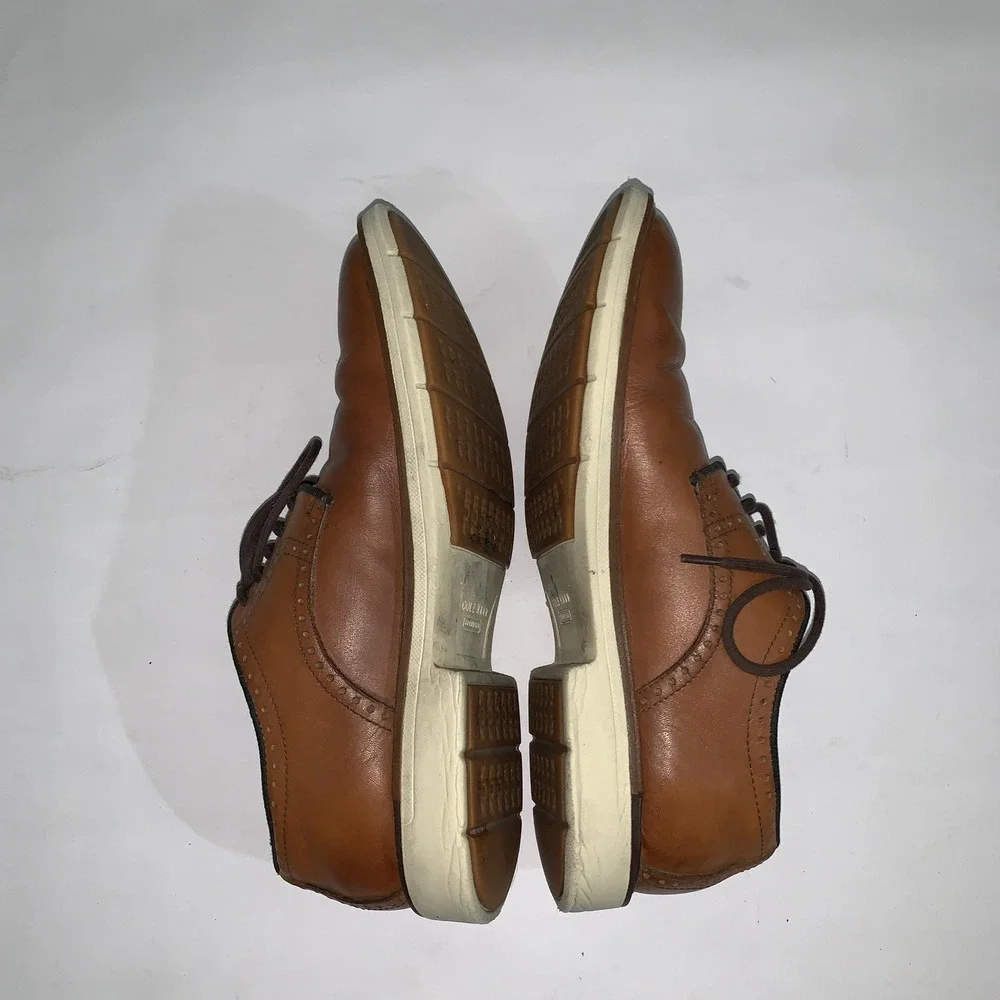 Cole Haan Grand360 Shoes Mens Size 8 Brown Leather Lace Up Oxfords C34125